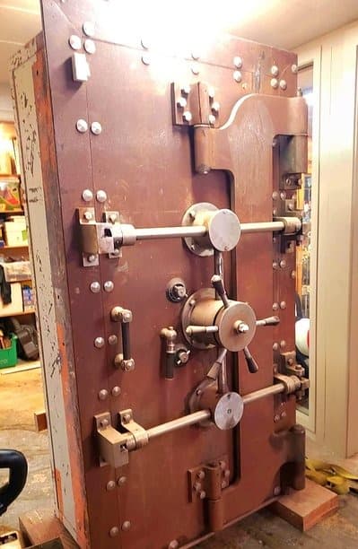 Commercial safe installation
