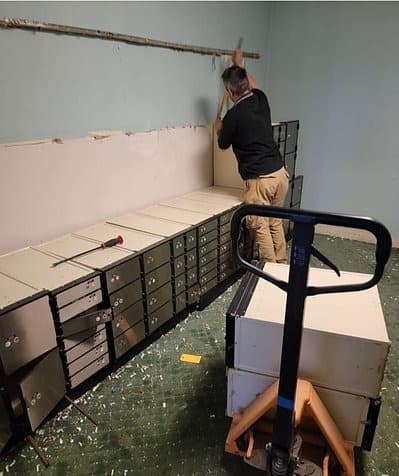 Bank security vault door