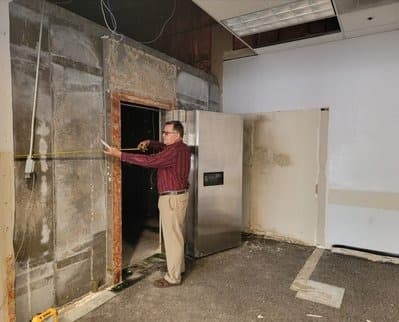 Security vault installation