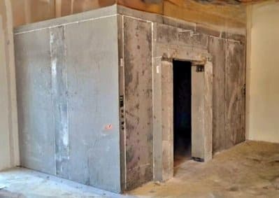 Bunker entrance tunnel