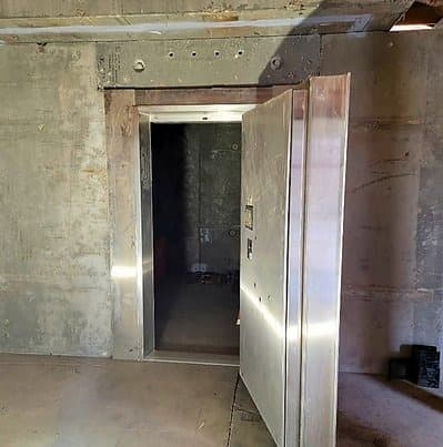 Bunker security entrance