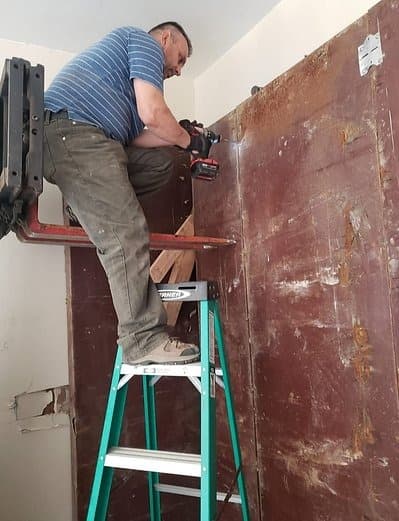 Panic room vault door