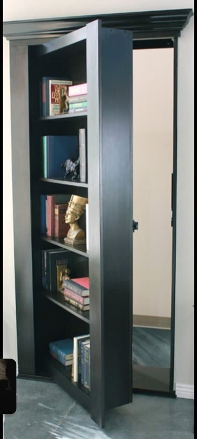 Safe room security door